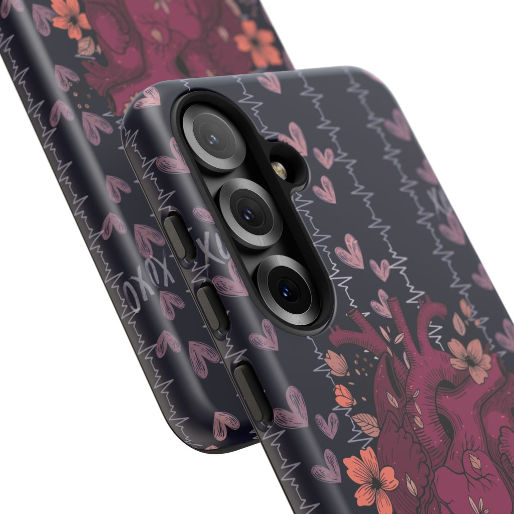 Dark Anatomical Heart Phone Case
