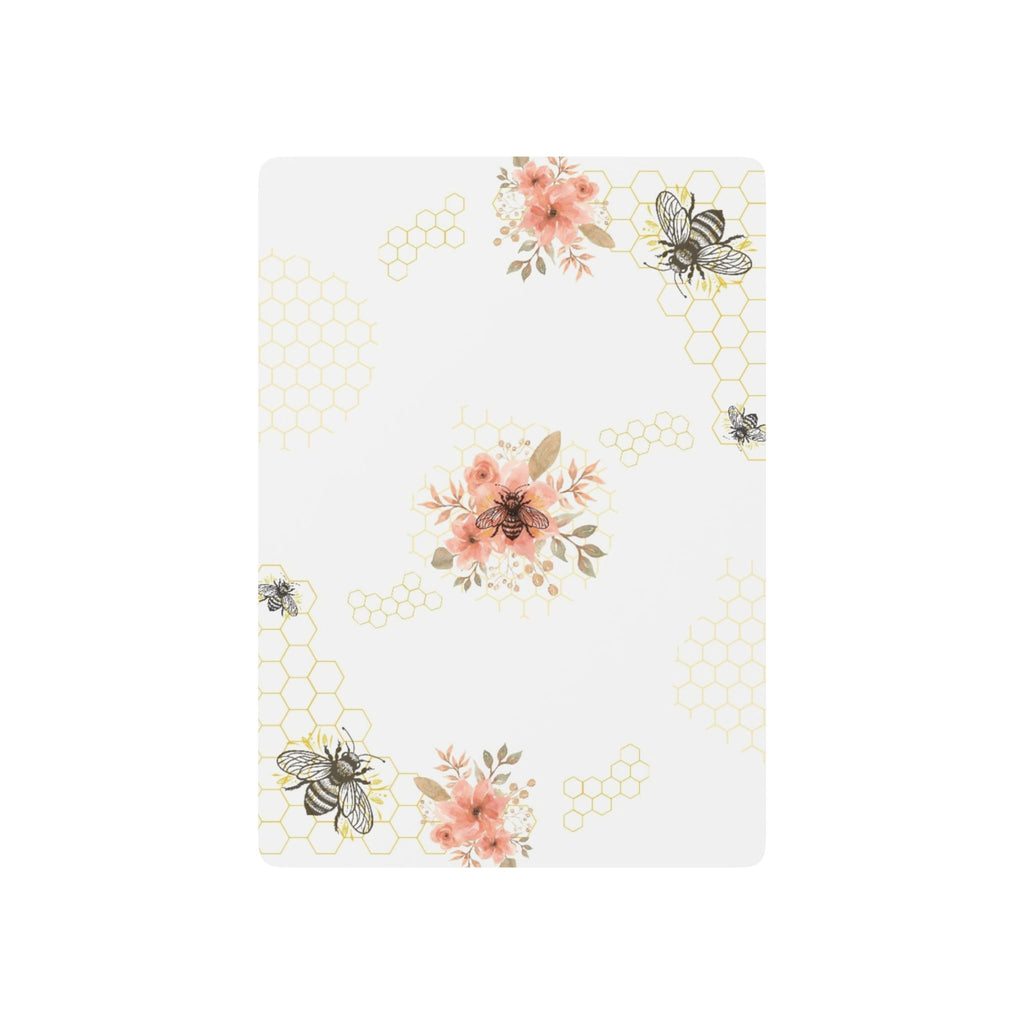 Floral Bee Playing Cards – Elegant Floral Card Deck
