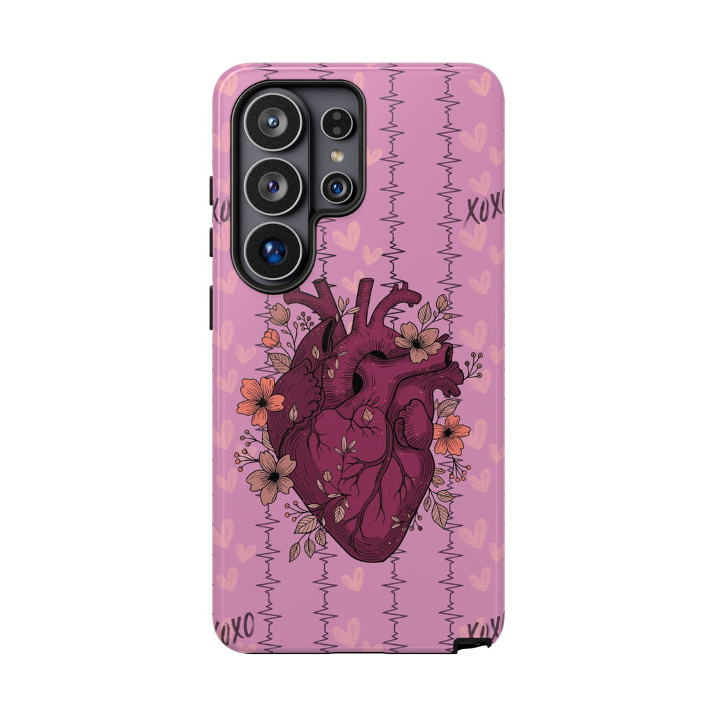 Pink Anatomical Heart Phone Case