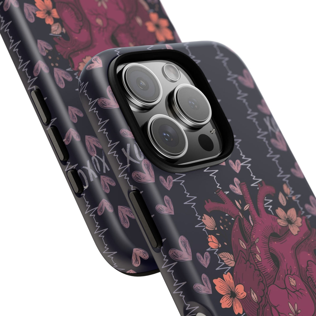 Dark Anatomical Heart Phone Case