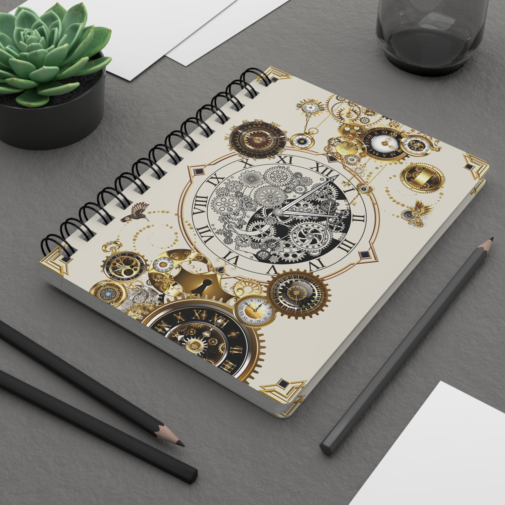 Connie’s Clockwork Ideogram - Steampunk Spiral Journal