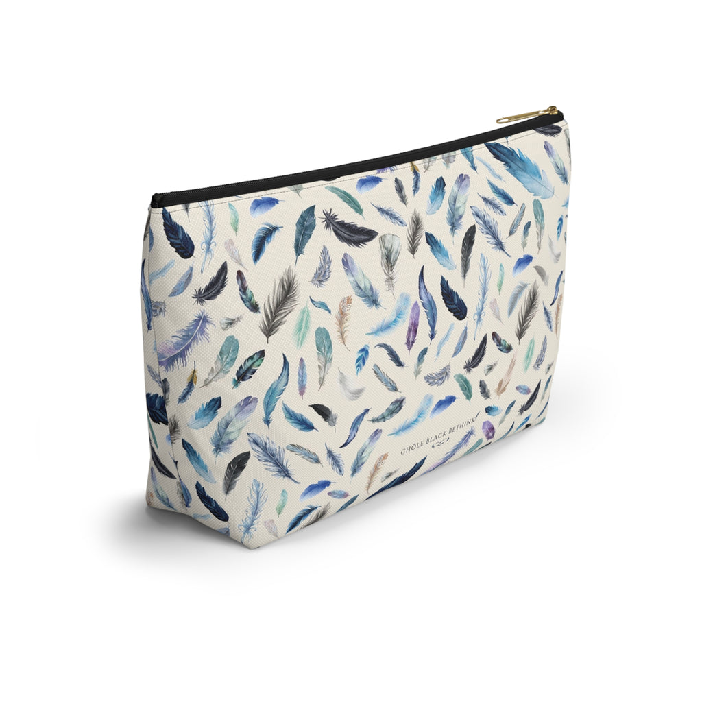 Nevermore Feather Cosmetic Bag