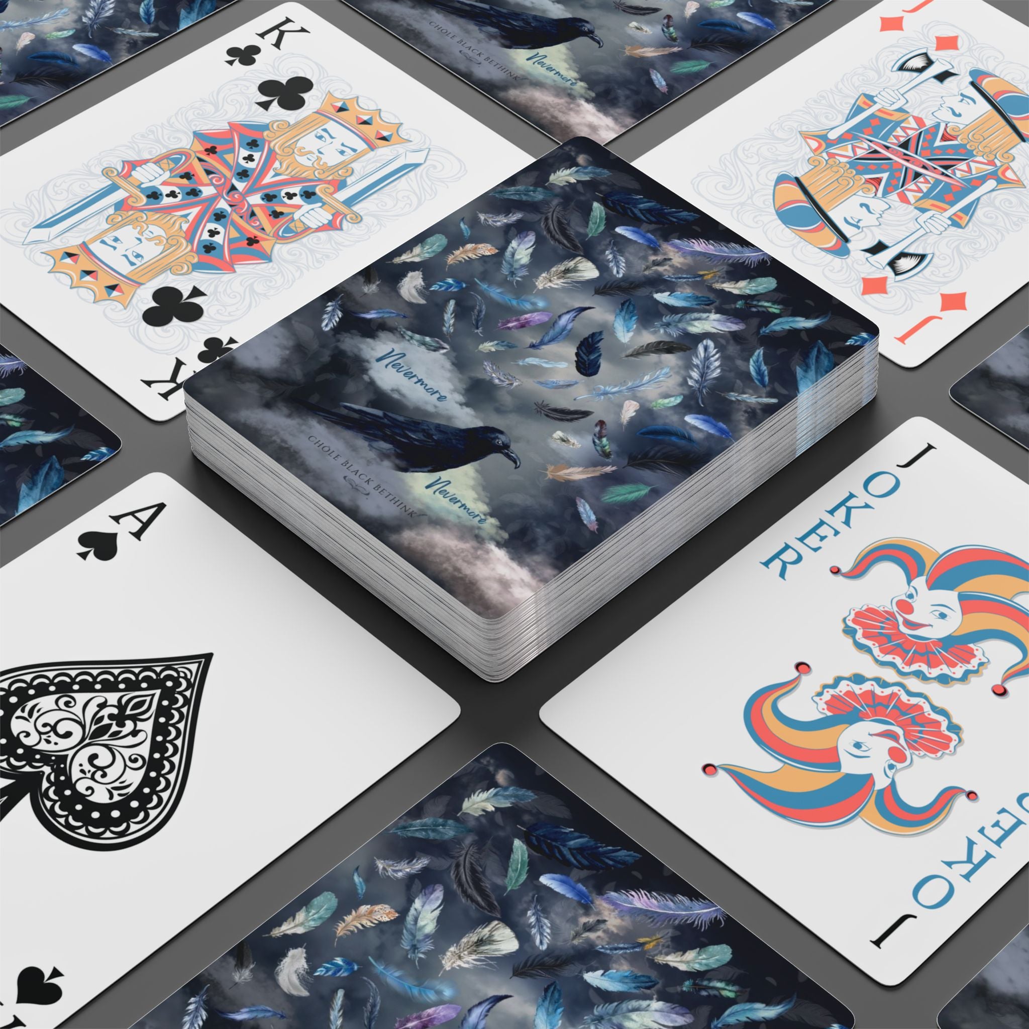 Raven & Feathers Playing Cards