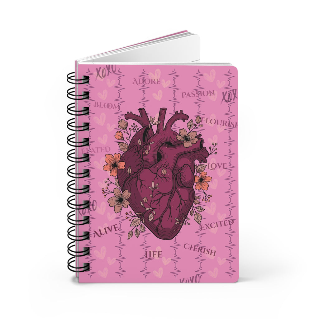 Love Is Strange - Anatomical Heart Spiral Journal