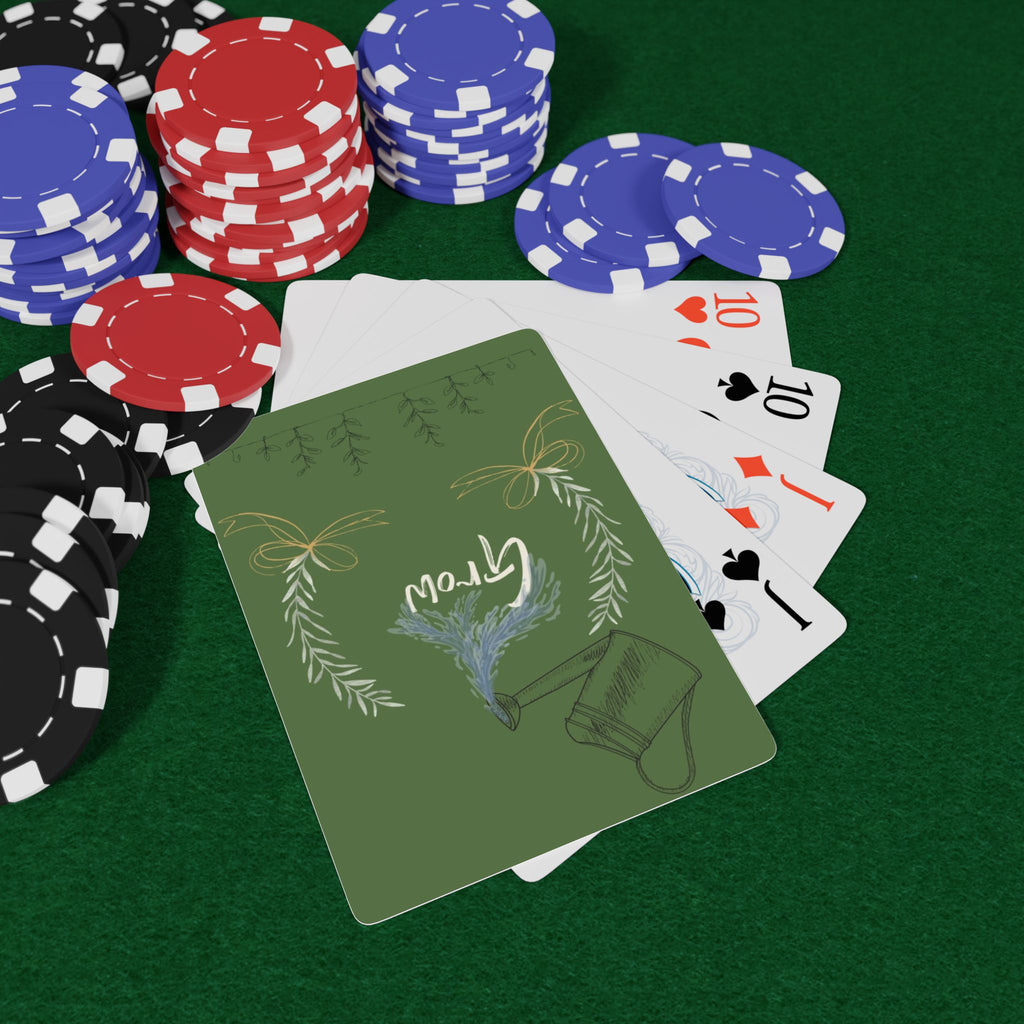 Grow Garden Playing Cards — Botanical Card Deck for Plant Lovers
