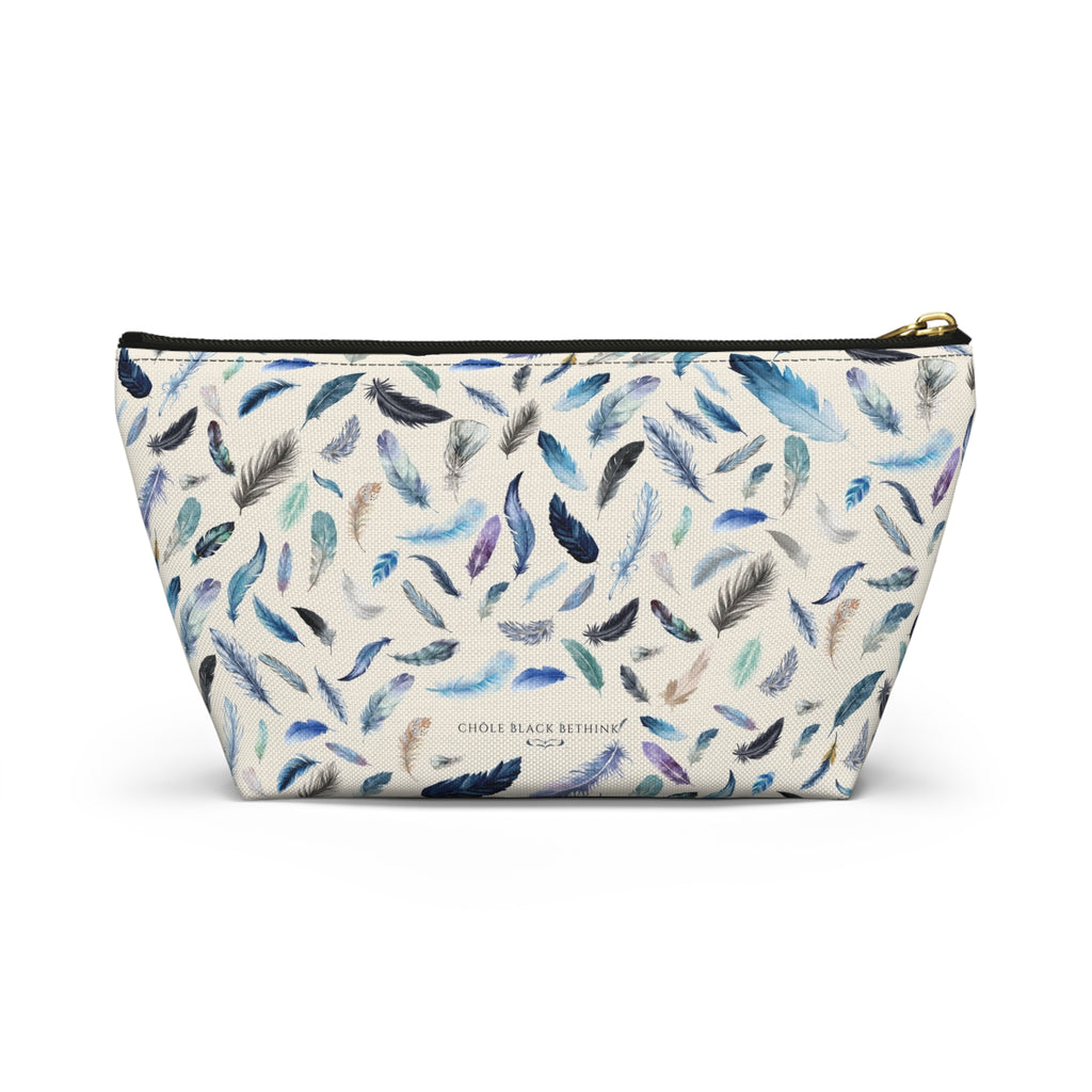 Nevermore Feather Cosmetic Bag