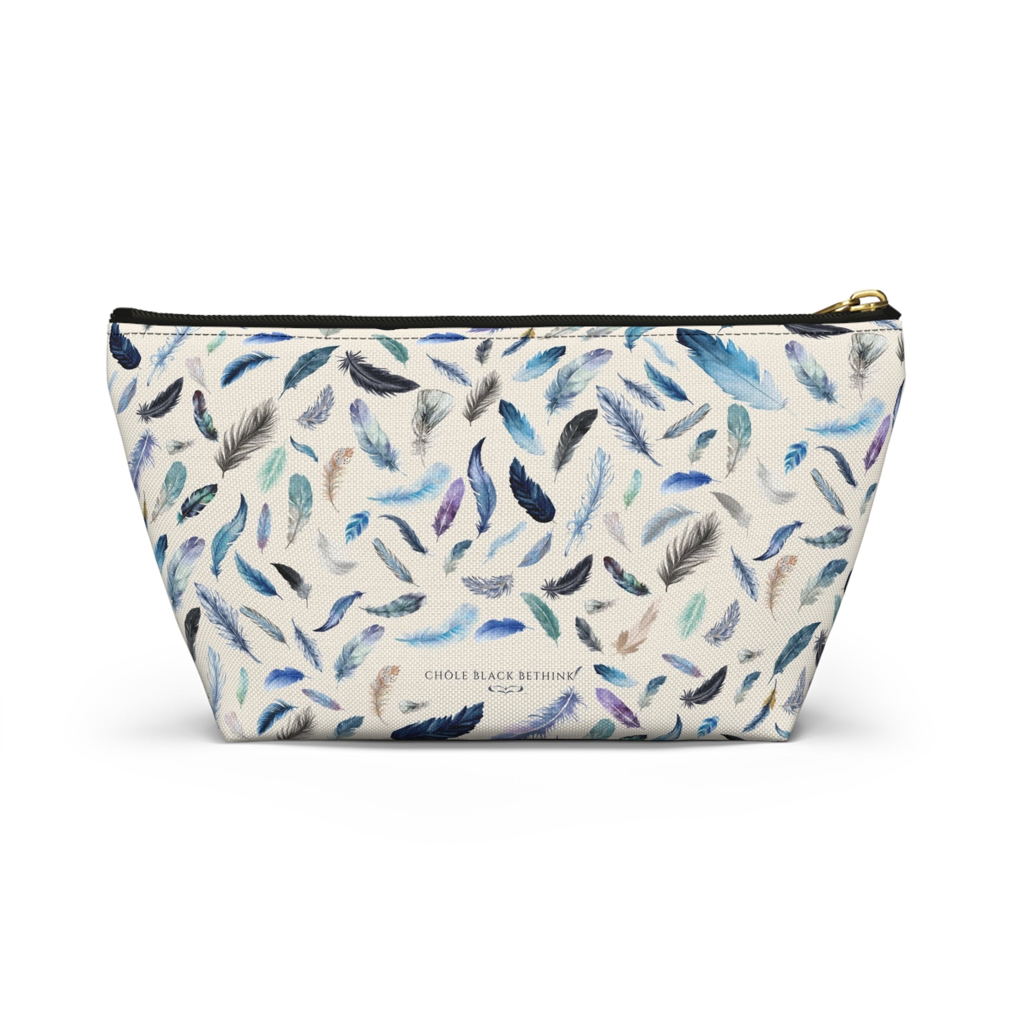 Nevermore Feather Cosmetic Bag