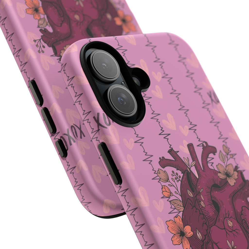 Pink Anatomical Heart Phone Case