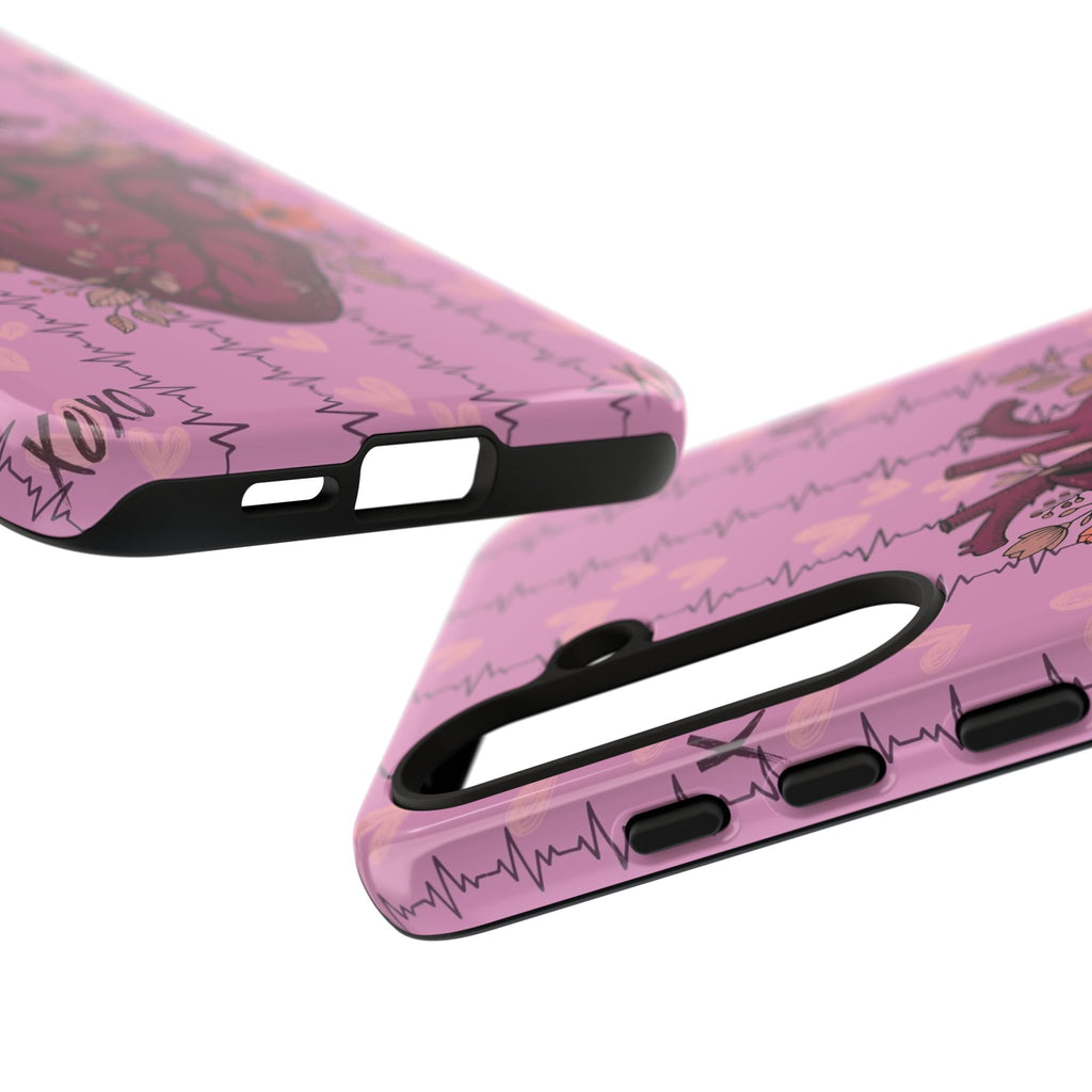 Pink Anatomical Heart Phone Case