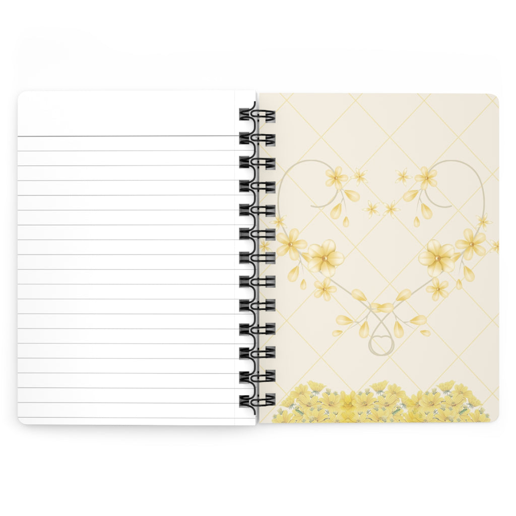 Yellow Sprig Spiral Notebook