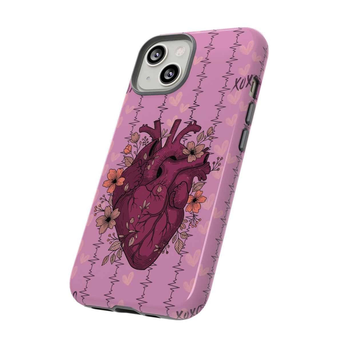 Pink Anatomical Heart Phone Case