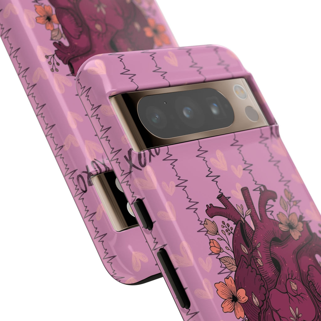 Pink Anatomical Heart Phone Case