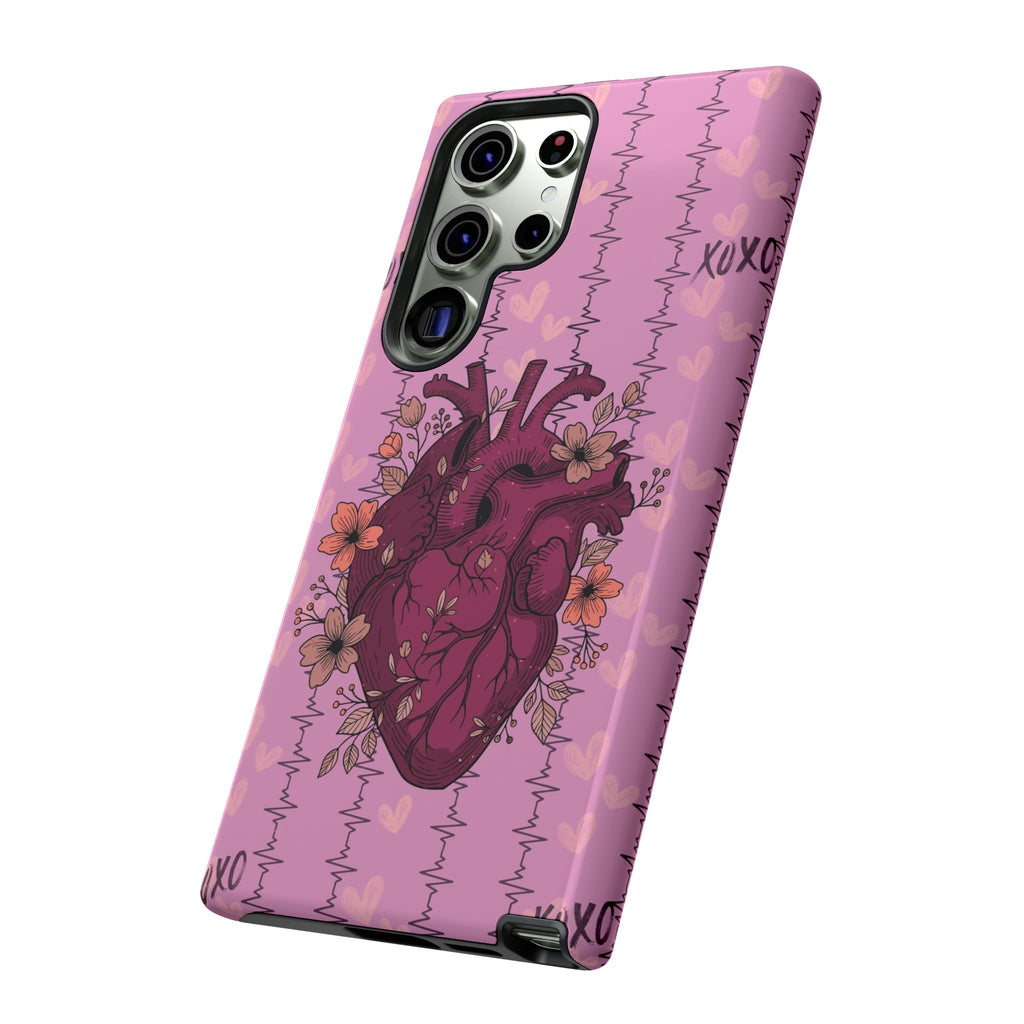 Pink Anatomical Heart Phone Case