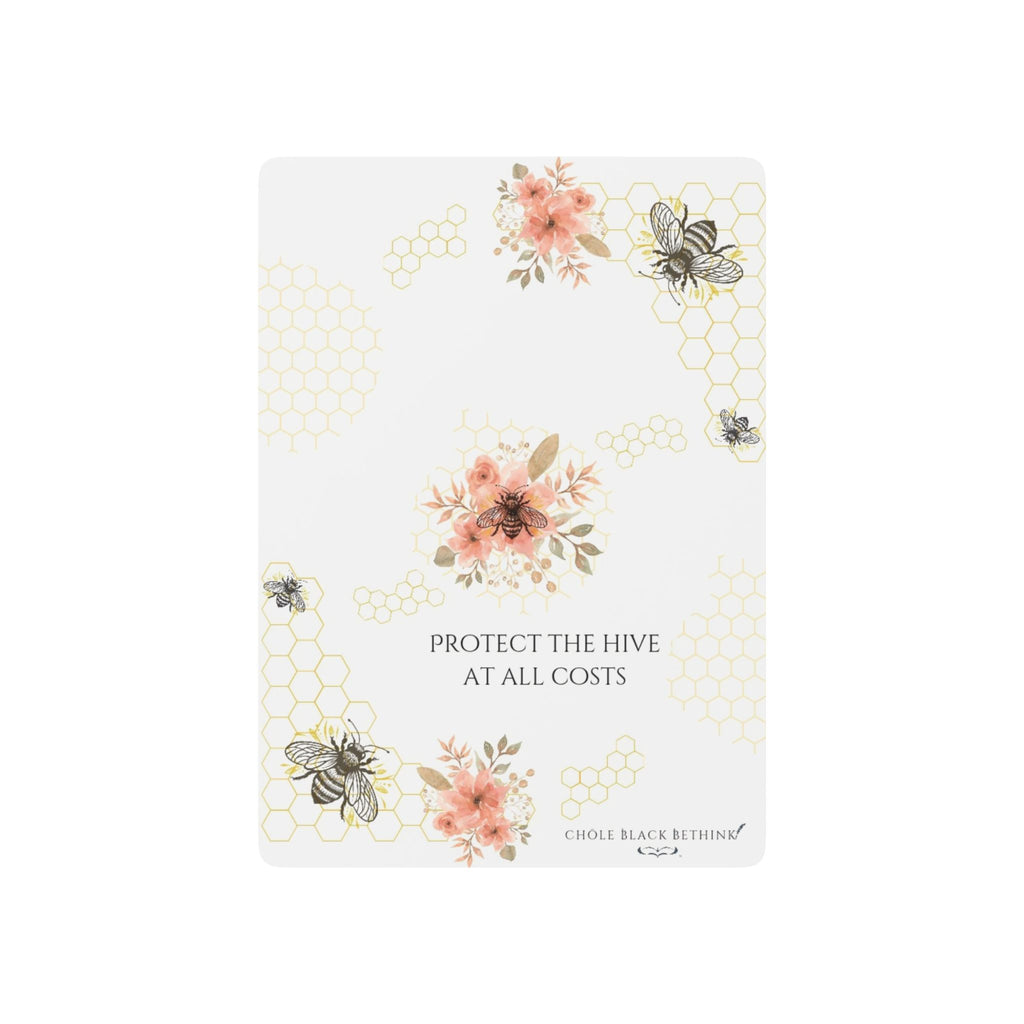 Floral Bee Playing Cards – Elegant Floral Card Deck
