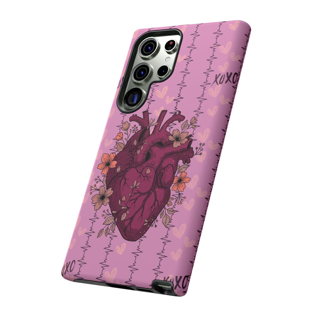 Pink Anatomical Heart Phone Case