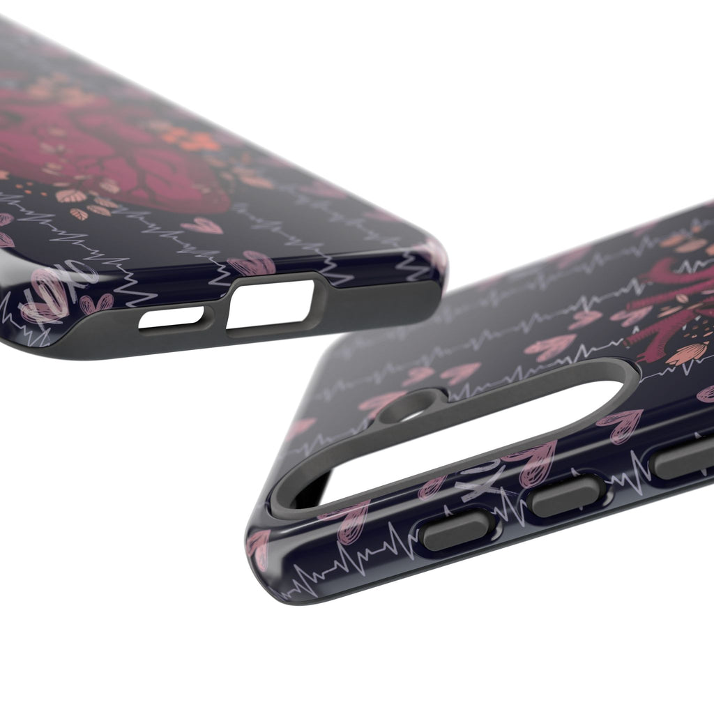 Dark Anatomical Heart Phone Case