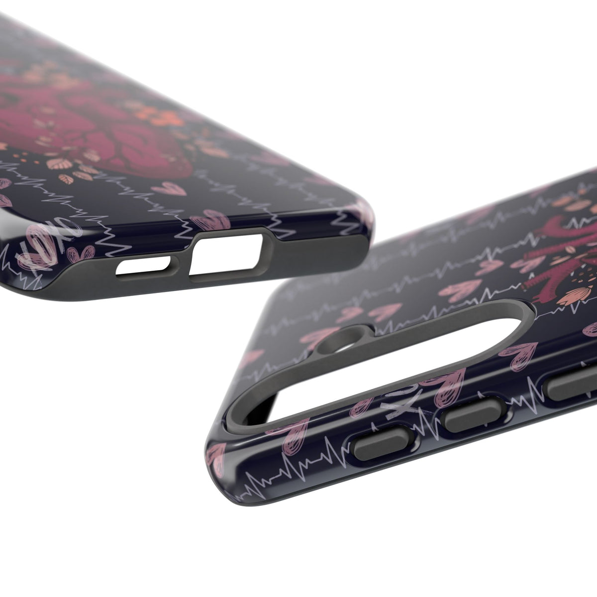 Dark Anatomical Heart Phone Case