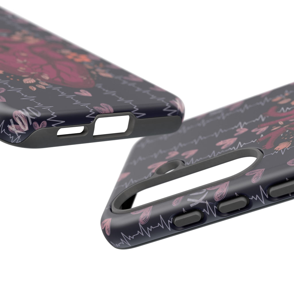 Dark Anatomical Heart Phone Case