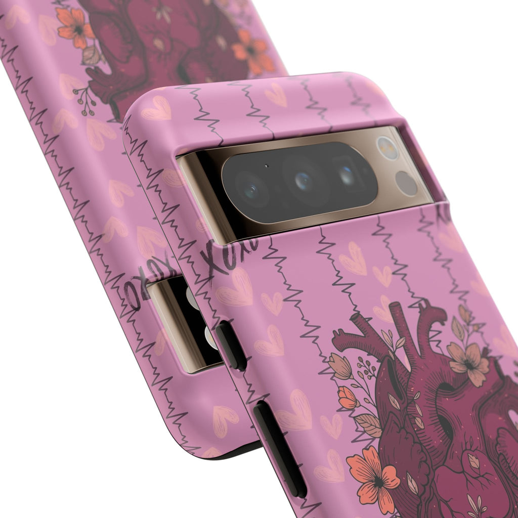 Pink Anatomical Heart Phone Case