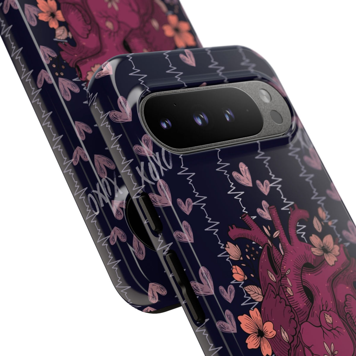 Dark Anatomical Heart Phone Case