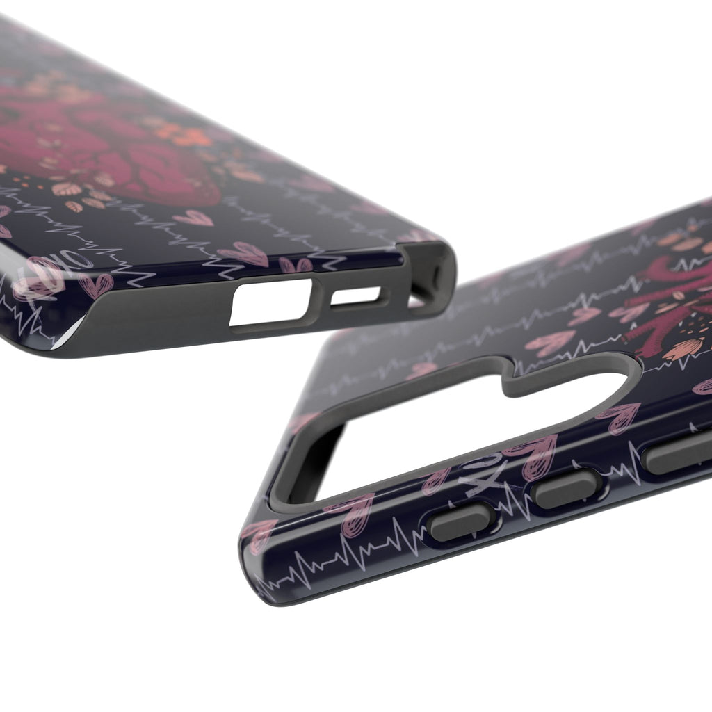 Dark Anatomical Heart Phone Case