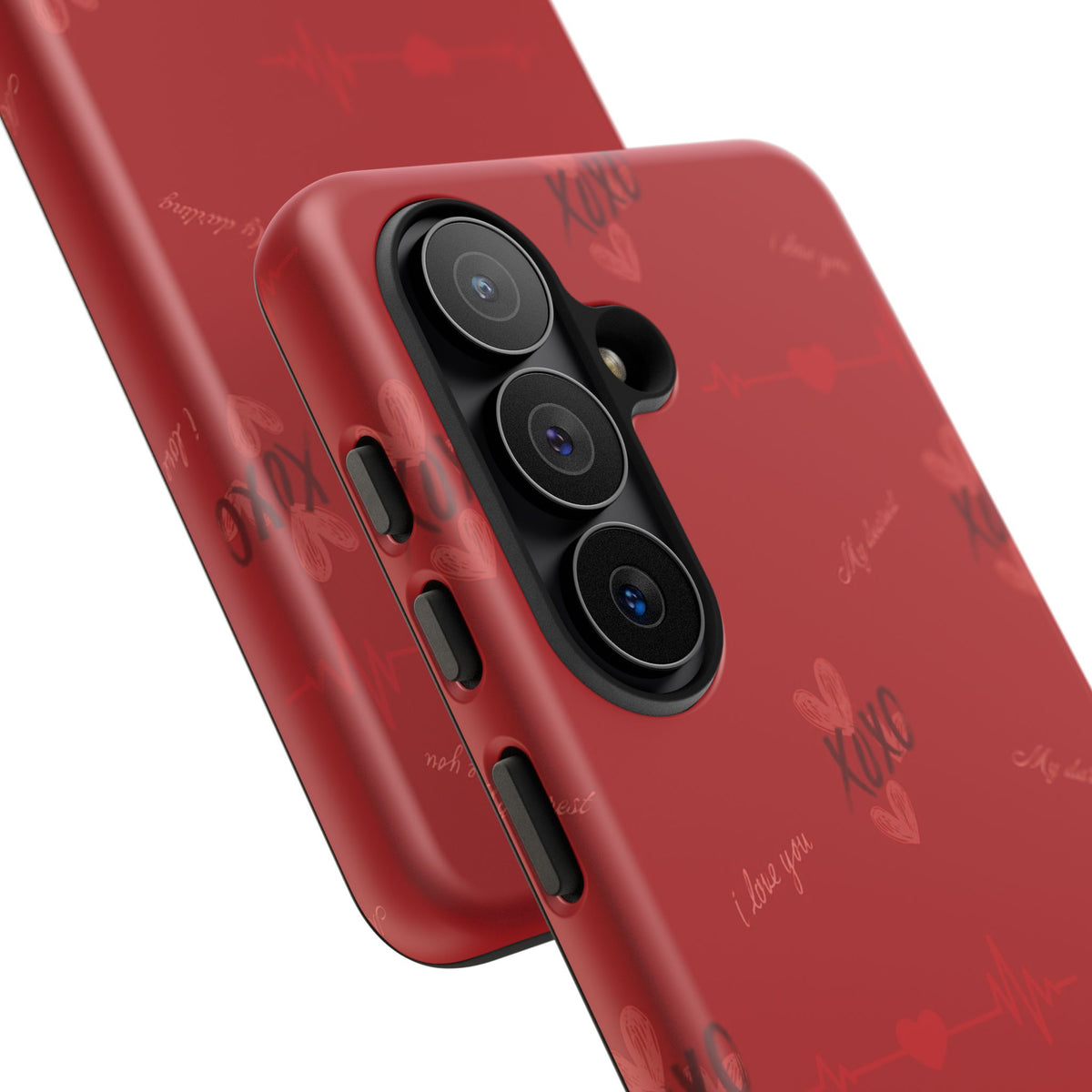 Red Heart Pattern Phone Case