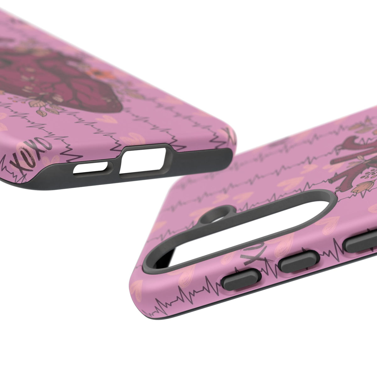 Pink Anatomical Heart Phone Case