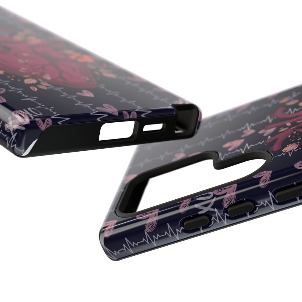 Dark Anatomical Heart Phone Case