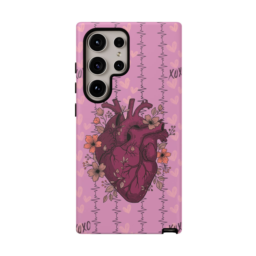 Pink Anatomical Heart Phone Case