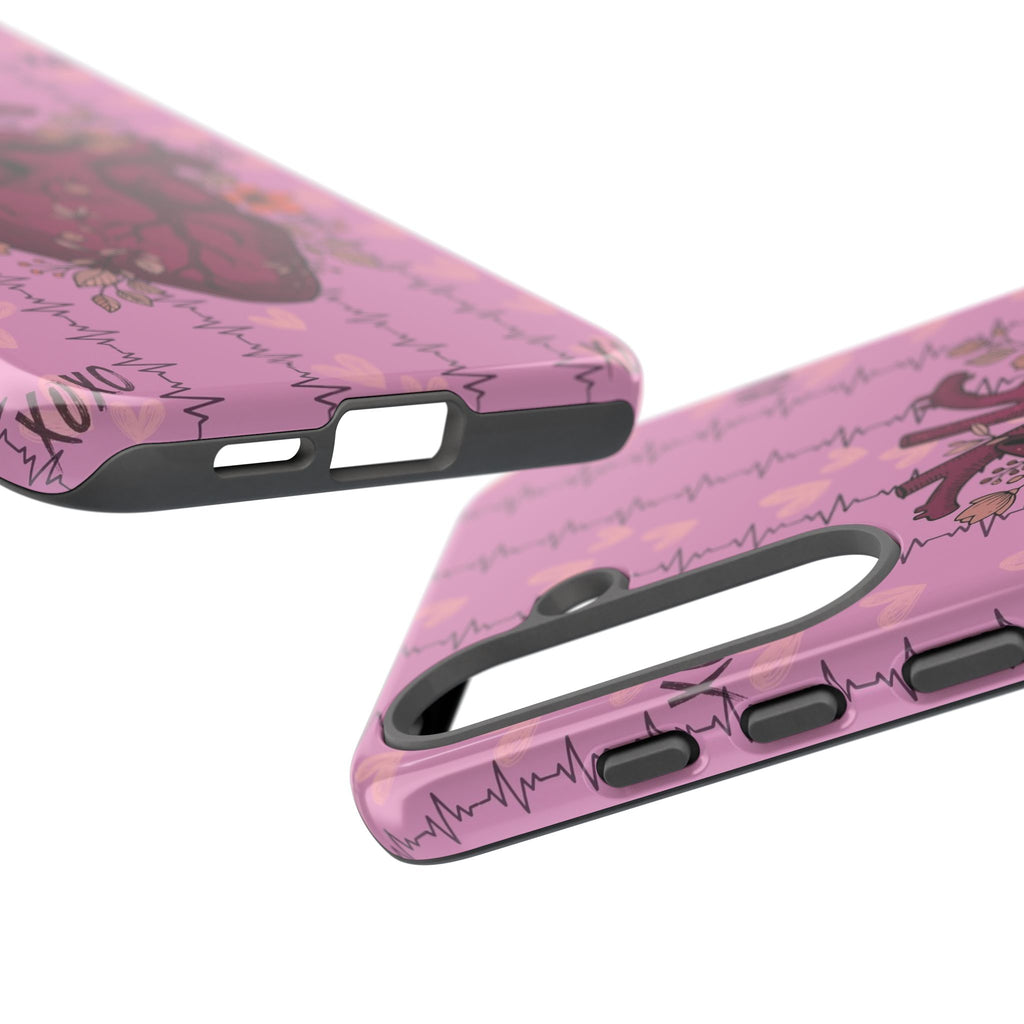 Pink Anatomical Heart Phone Case