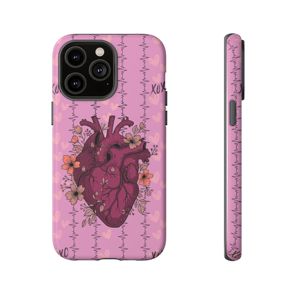 Pink Anatomical Heart Phone Case