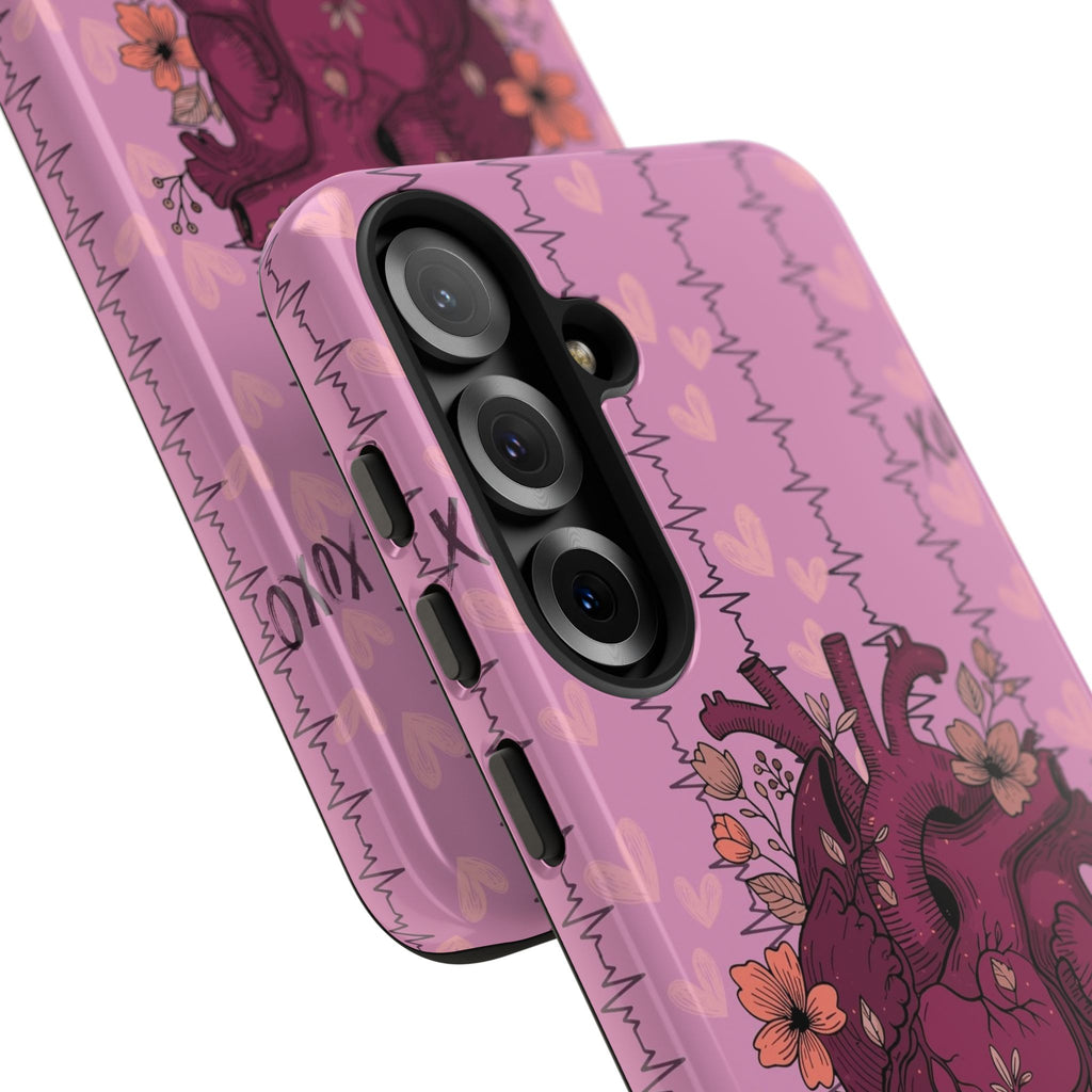 Pink Anatomical Heart Phone Case