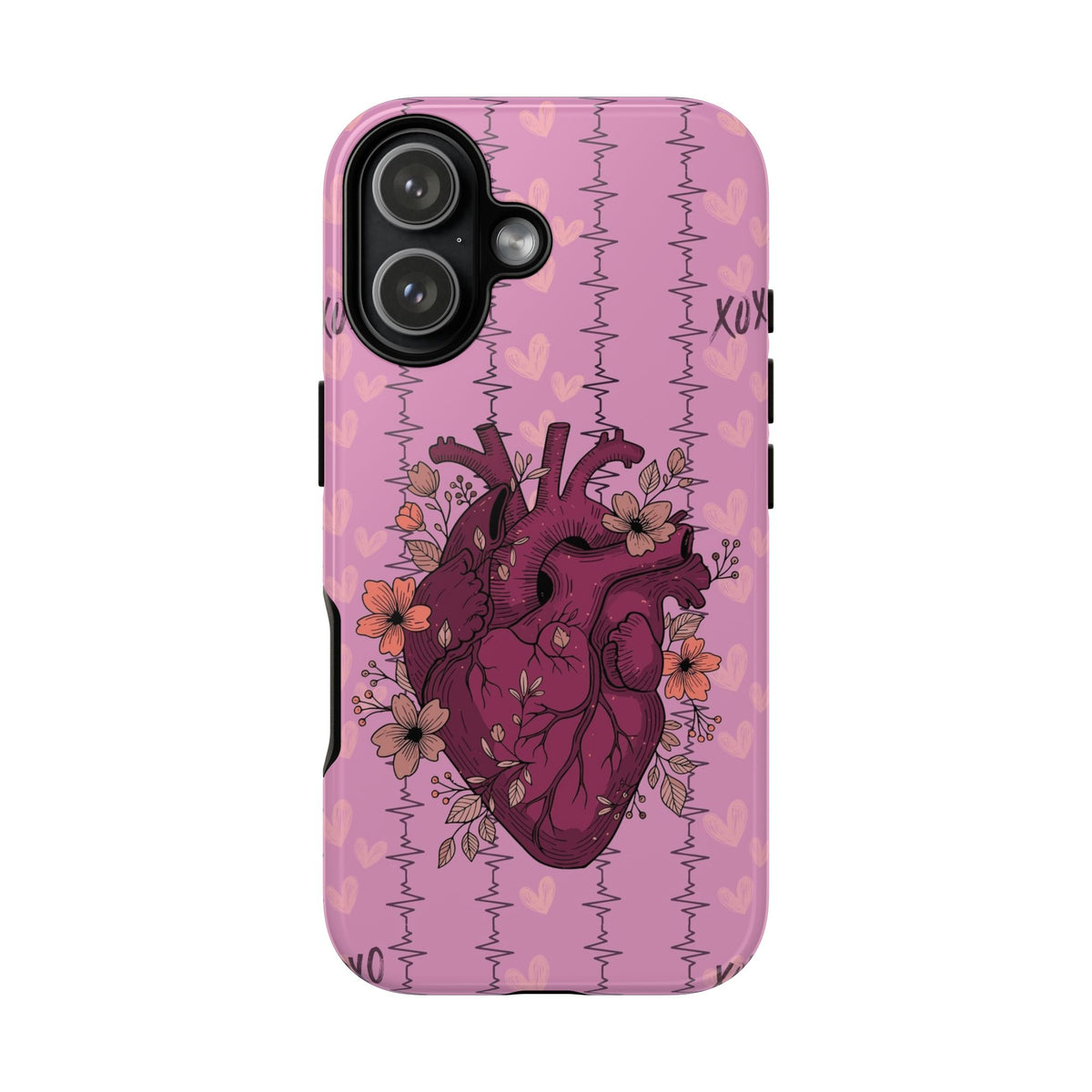Pink Anatomical Heart Phone Case