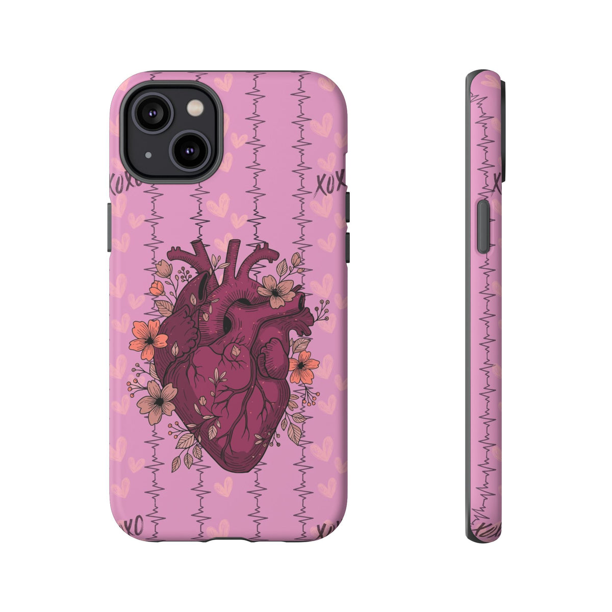 Pink Anatomical Heart Phone Case