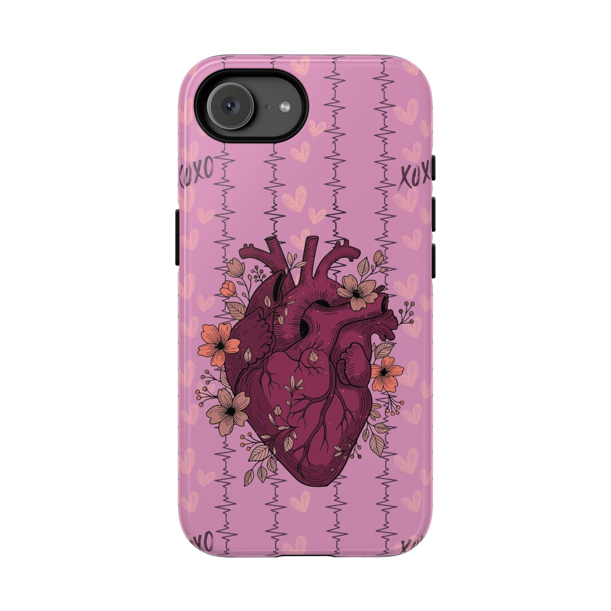Pink Anatomical Heart Phone Case