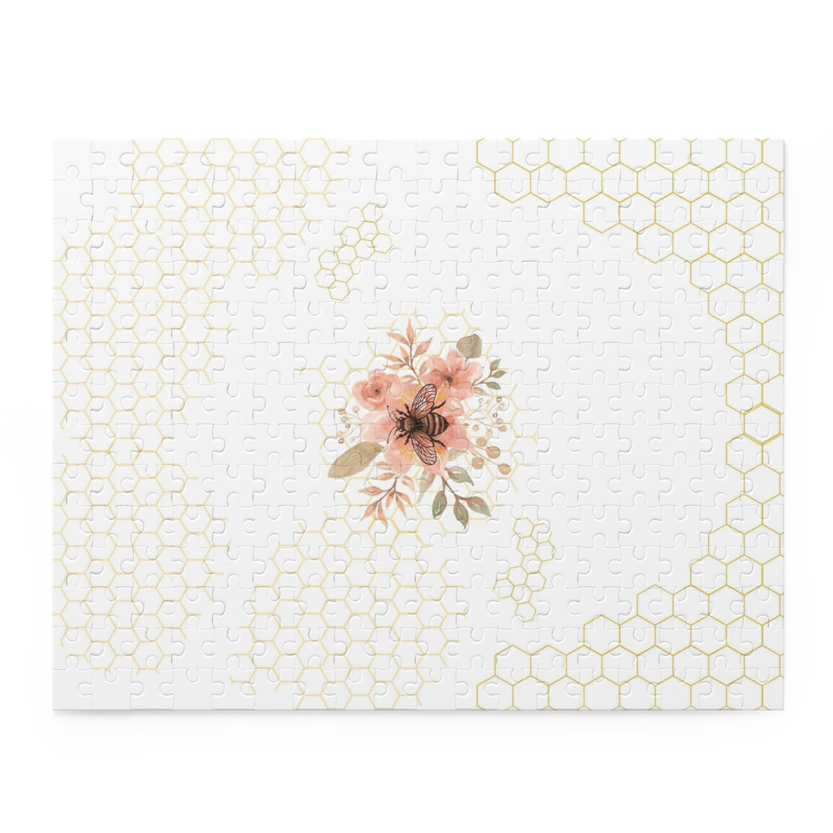 Honeycomb with floral Puzzle