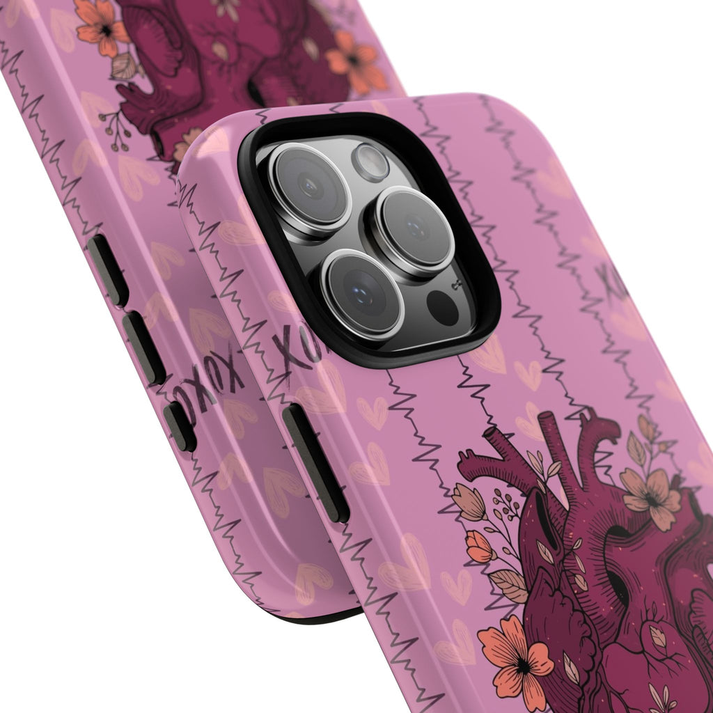 Pink Anatomical Heart Phone Case