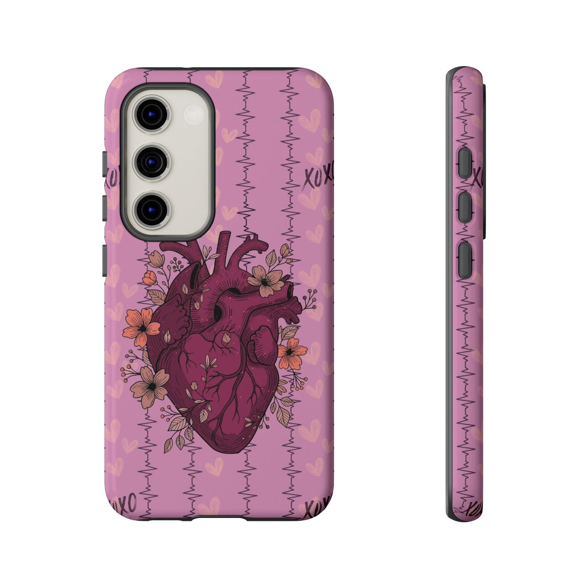 Pink Anatomical Heart Phone Case