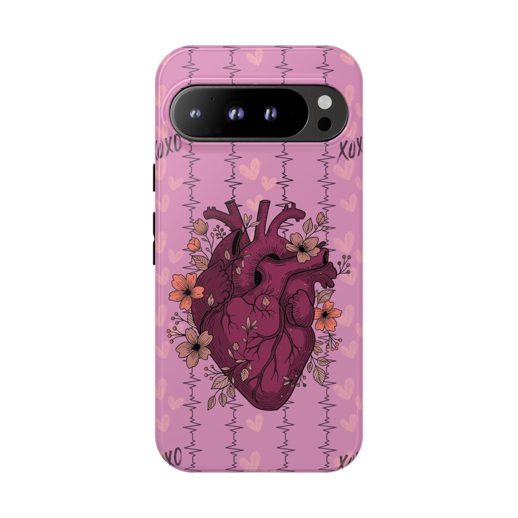 Pink Anatomical Heart Phone Case
