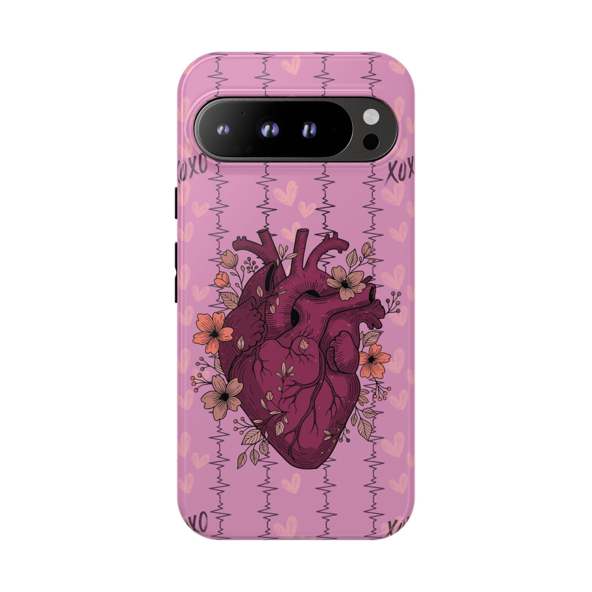 Pink Anatomical Heart Phone Case
