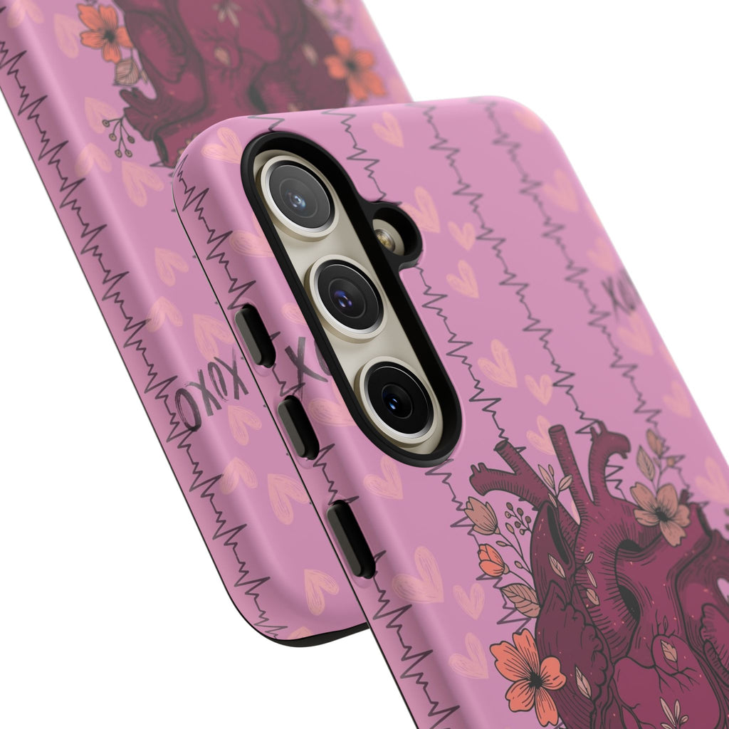 Pink Anatomical Heart Phone Case