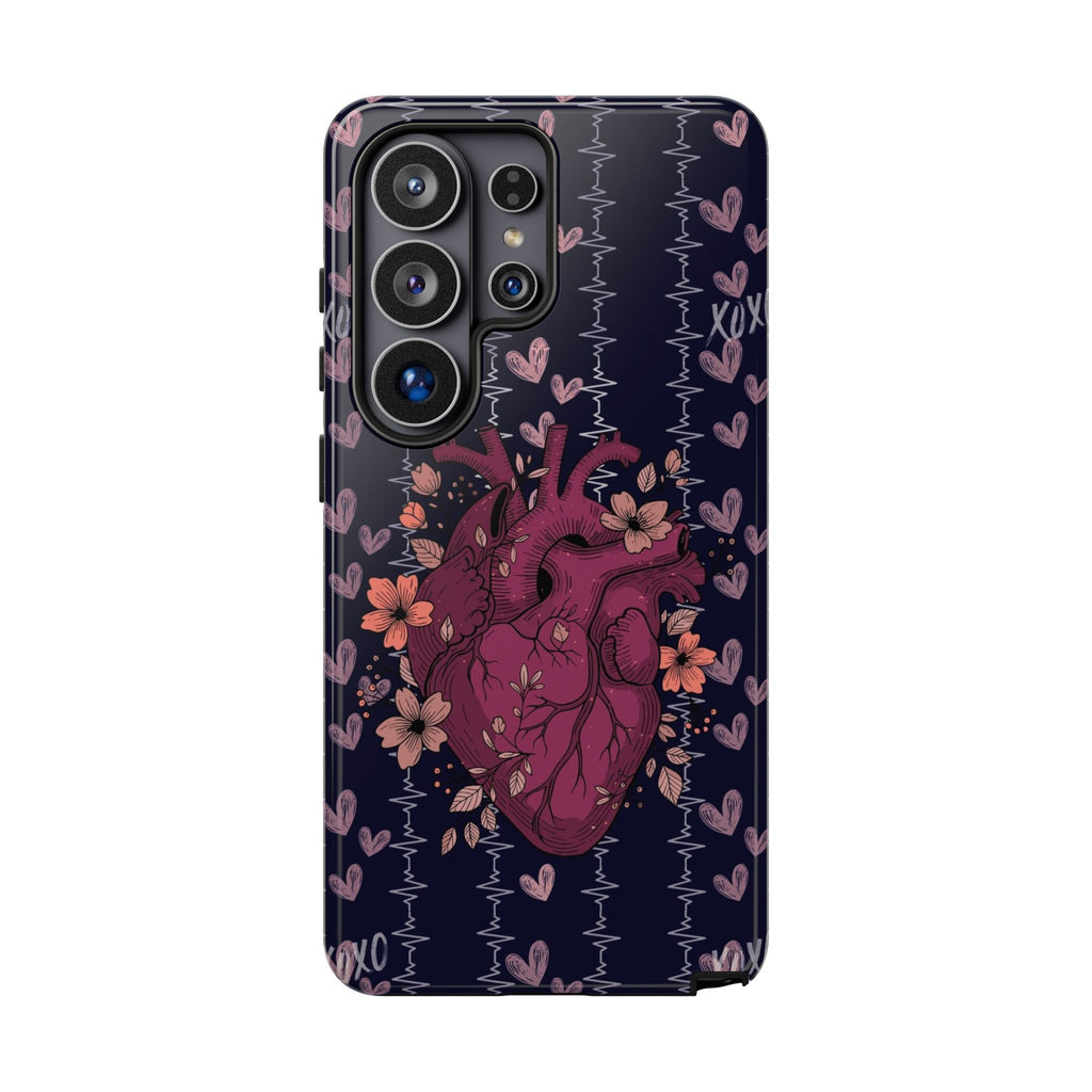 Dark Anatomical Heart Phone Case