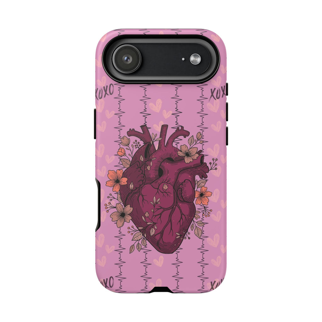Pink Anatomical Heart Phone Case