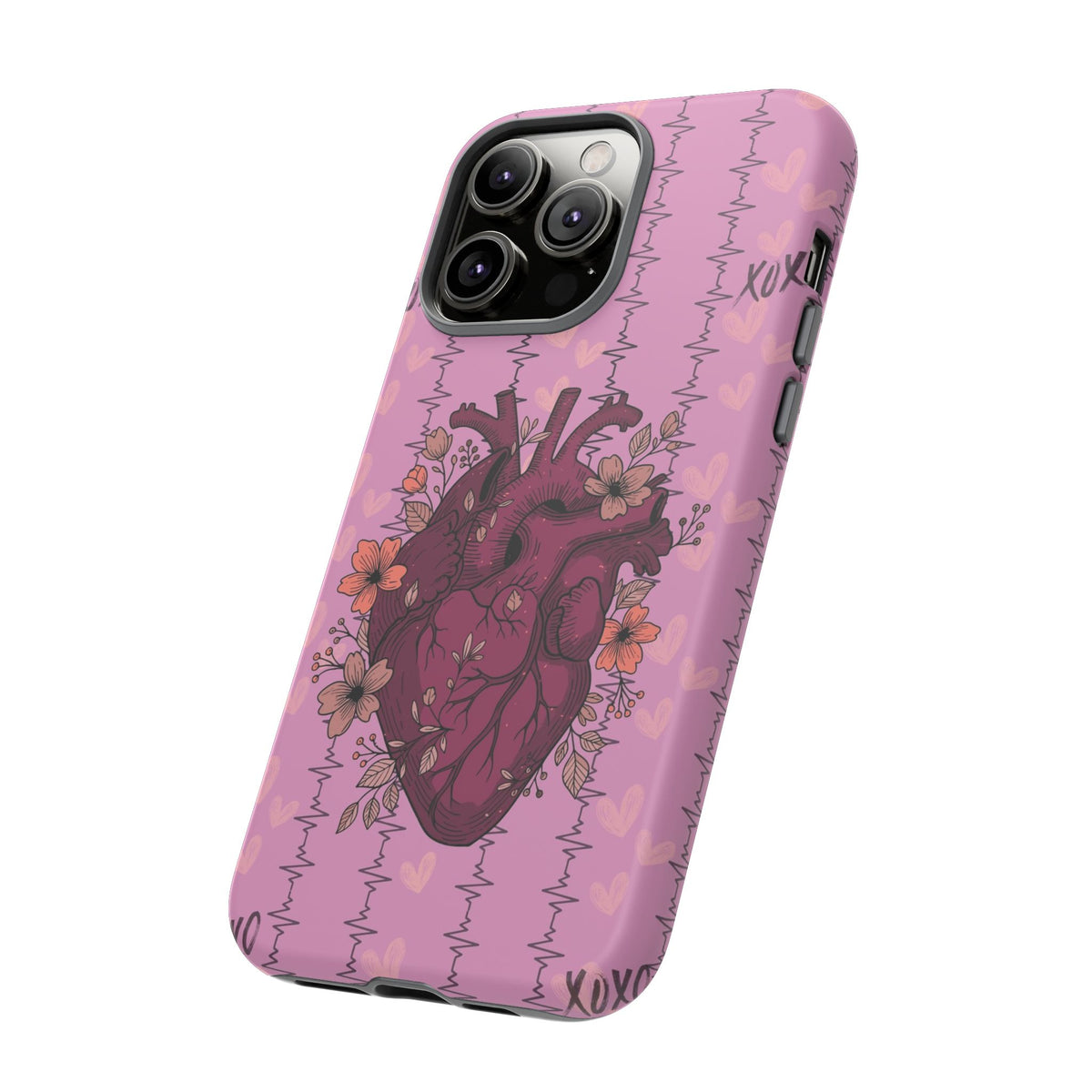 Pink Anatomical Heart Phone Case
