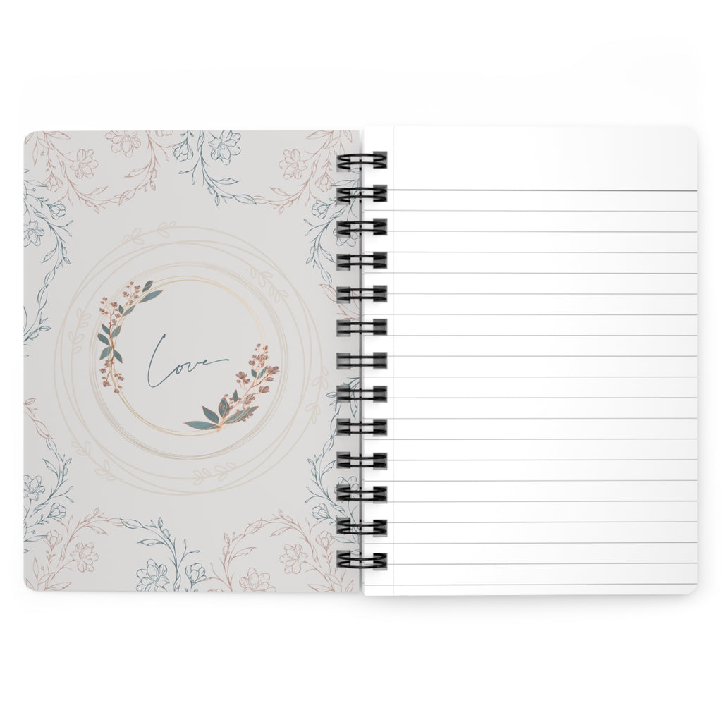 Love, Only Love - Floral Spiral Journal