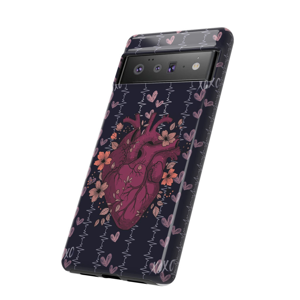 Dark Anatomical Heart Phone Case