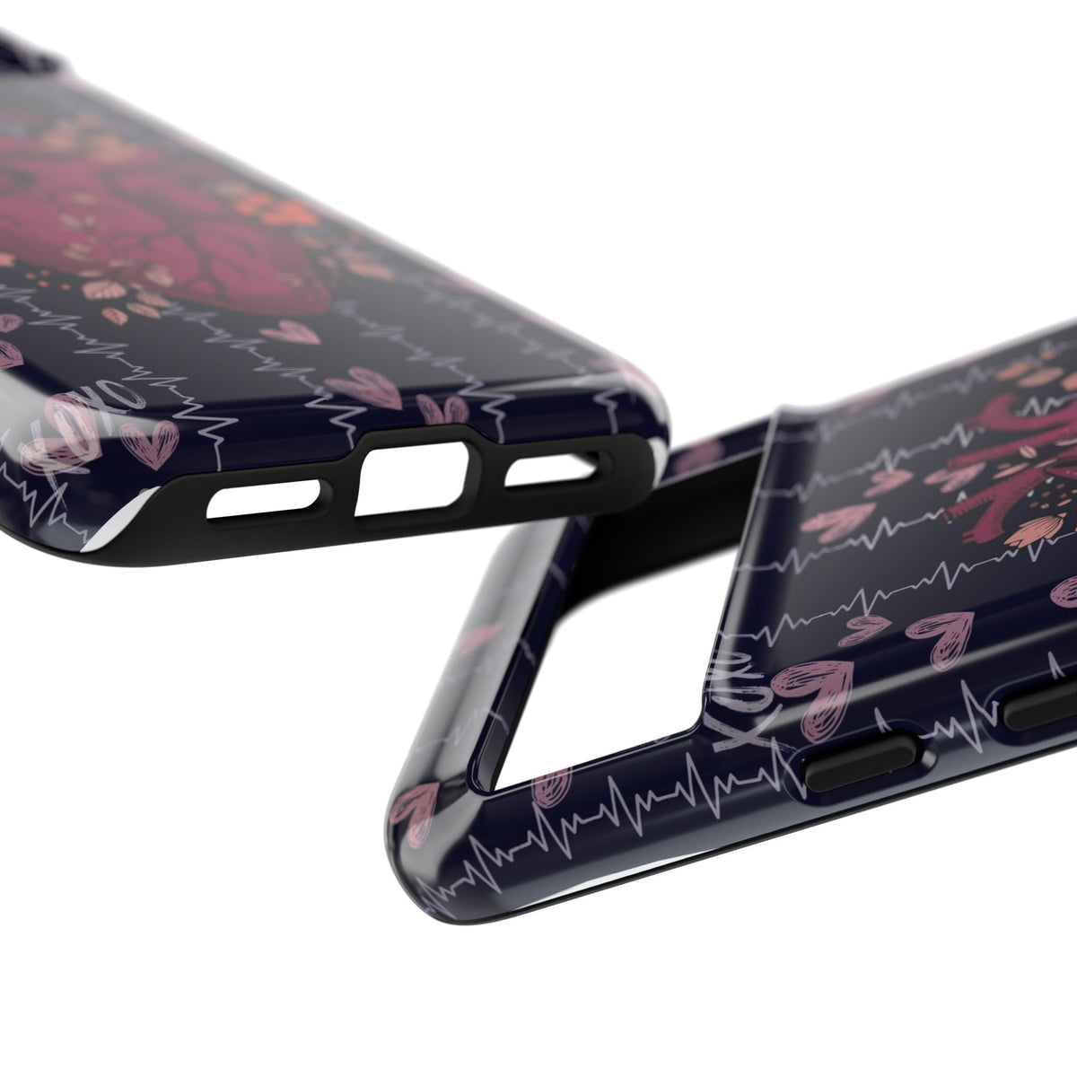 Dark Anatomical Heart Phone Case