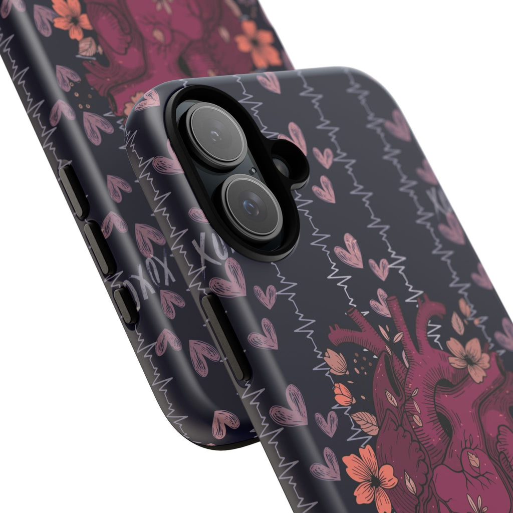 Dark Anatomical Heart Phone Case