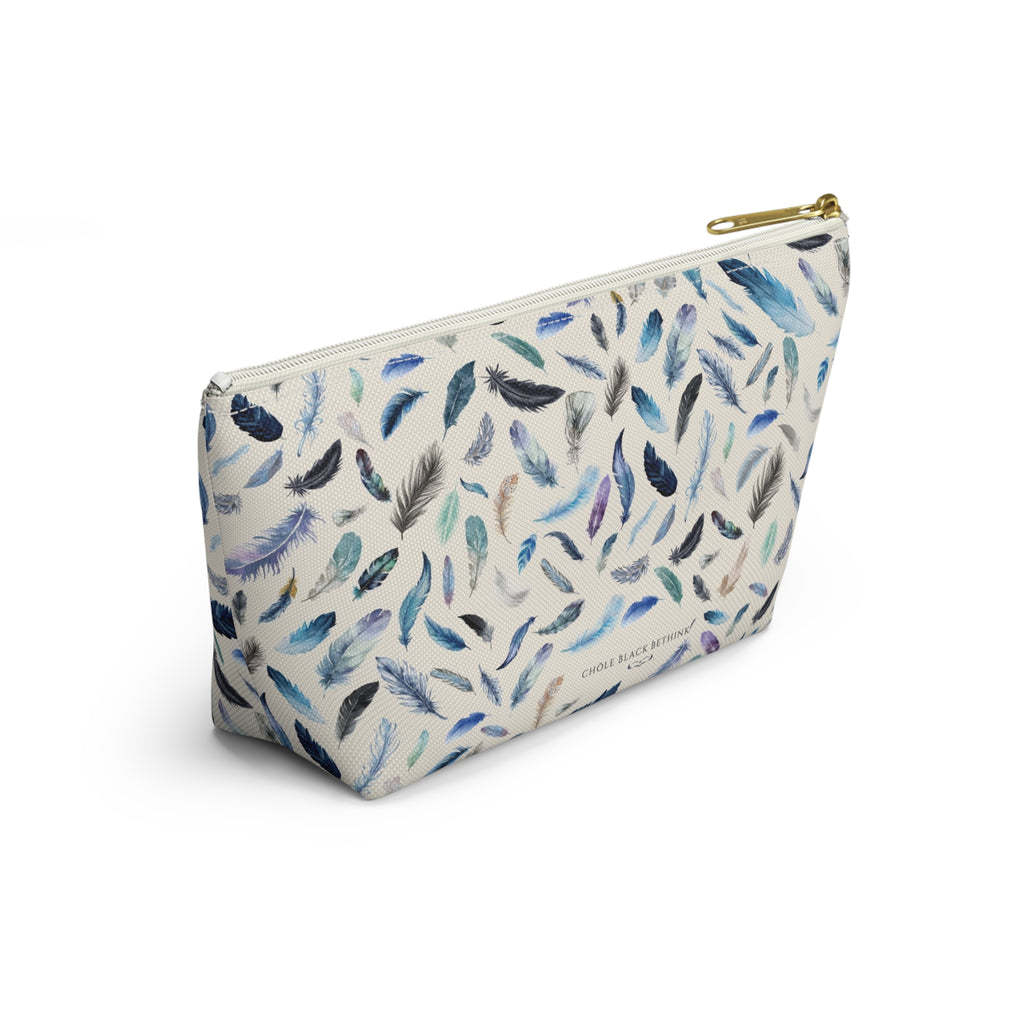Nevermore Feather Cosmetic Bag