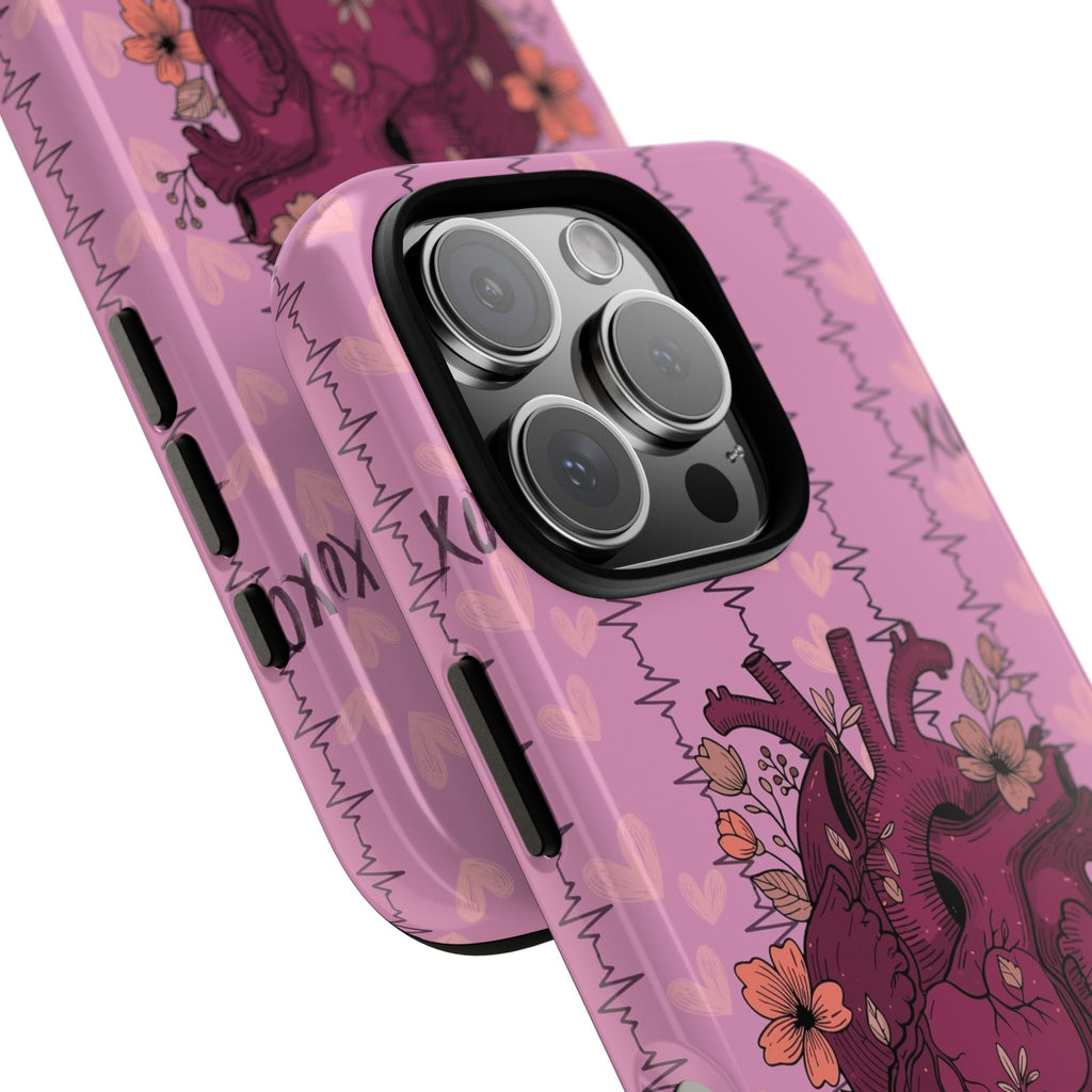 Pink Anatomical Heart Phone Case